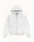 BOX CROWN ZIP HOODIE - Ash Heather