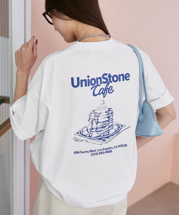 LOVE POP STUDIO CAFE SHOP Logo T-Shirt Limited Edition - White