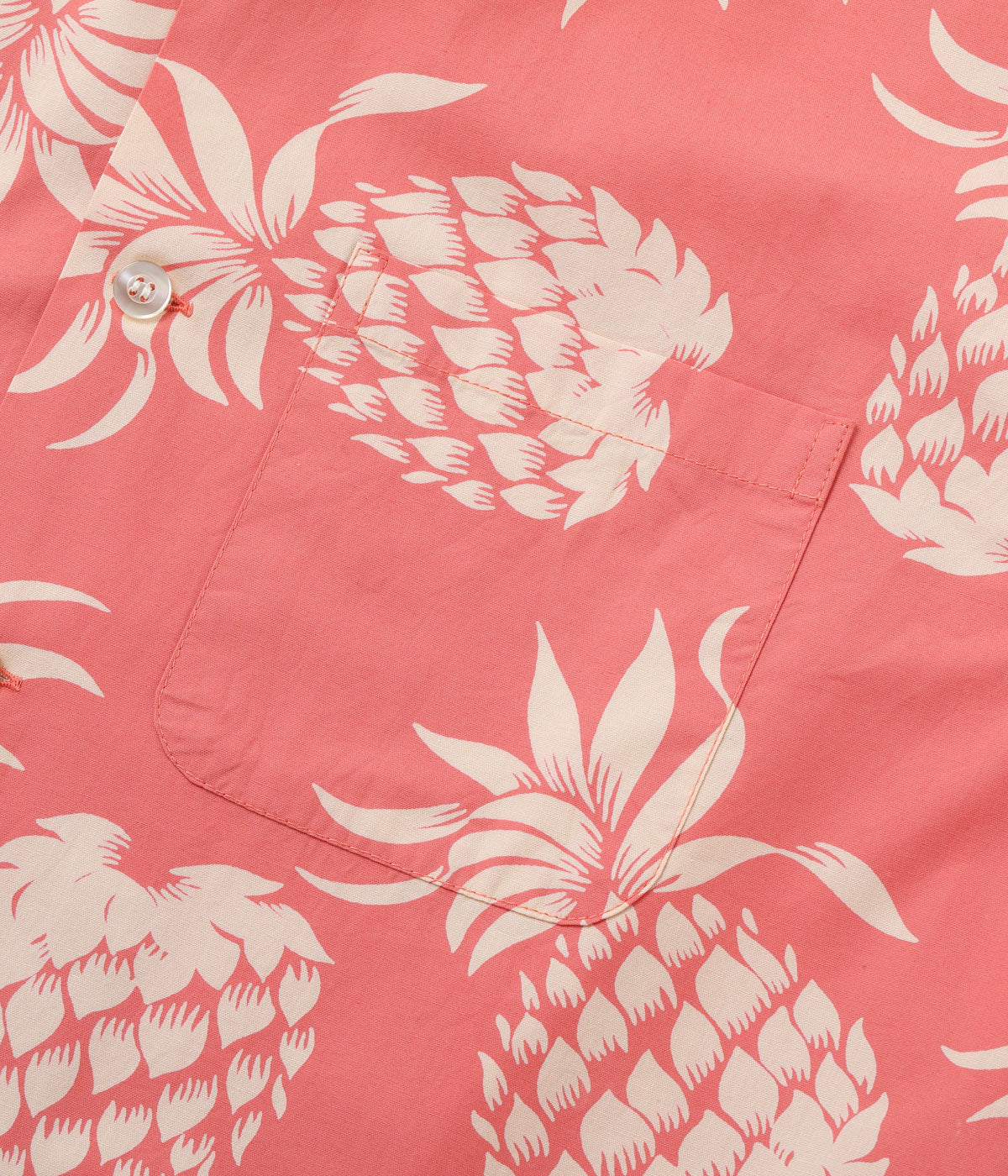 DUKE KAHANAMOKU COTTON HAWAIIAN SHIRT “DUKE'S PINEAPPLE”