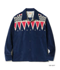 Mid 1950s Style Corduroy Sports Shirt “GUATEMALA” - NAVY