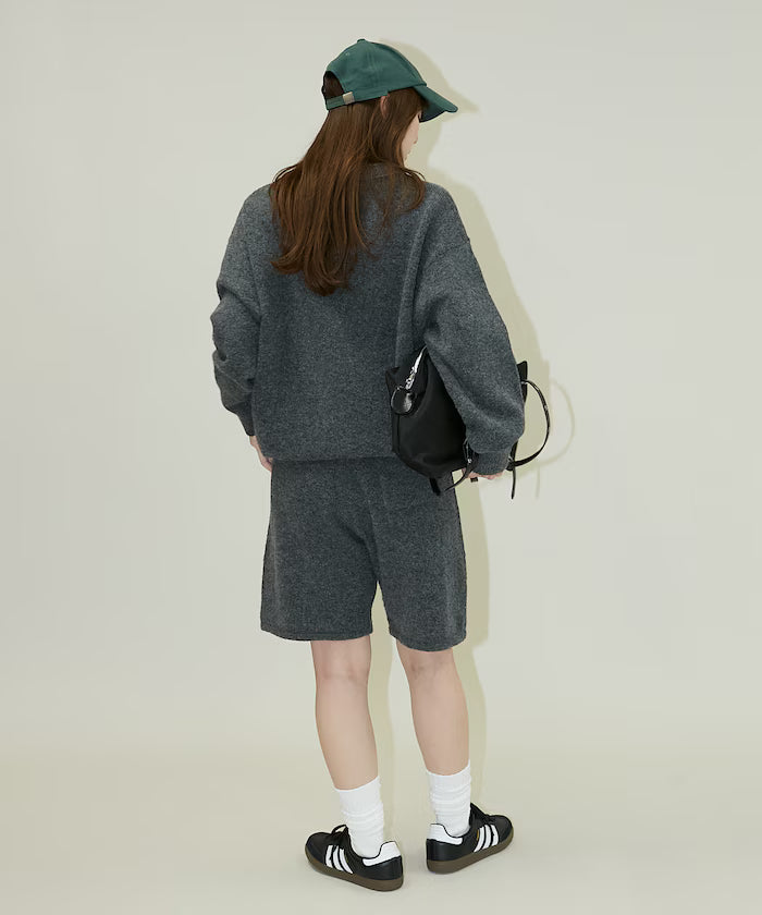 Knit Top Short Pants Set Up Limited Edition