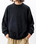 Relaxed Fit Easy Care Washable Crew Neck Knit [Limited Edition] - Black