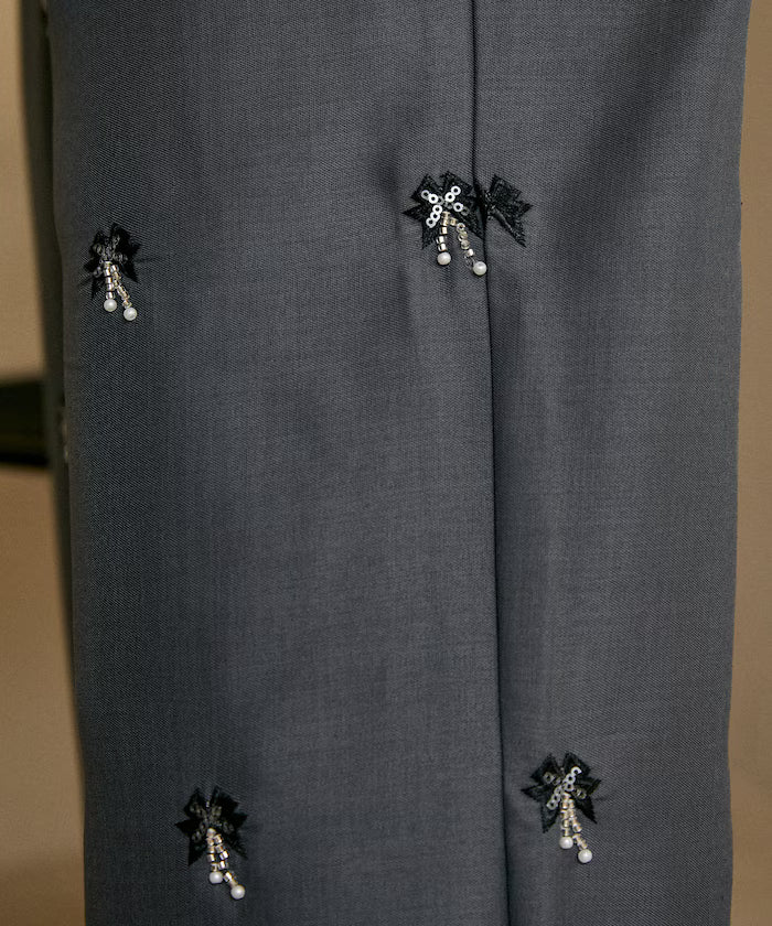 Total Beads Embroidery Easy Slacks Limited Release