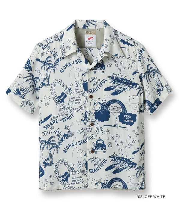 KEONI OF HAWAII “POPS” by KOJI TOYODA - OFF WHITE