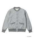 BUTTON FRONT ATHLETIC COAT - H.GRAY