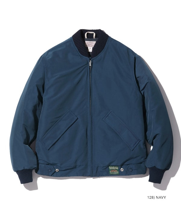 ALASKA SLEEPING BAG GOOSE DOWN, MADE IN USA “WINTER KING” JACKET - NAVY