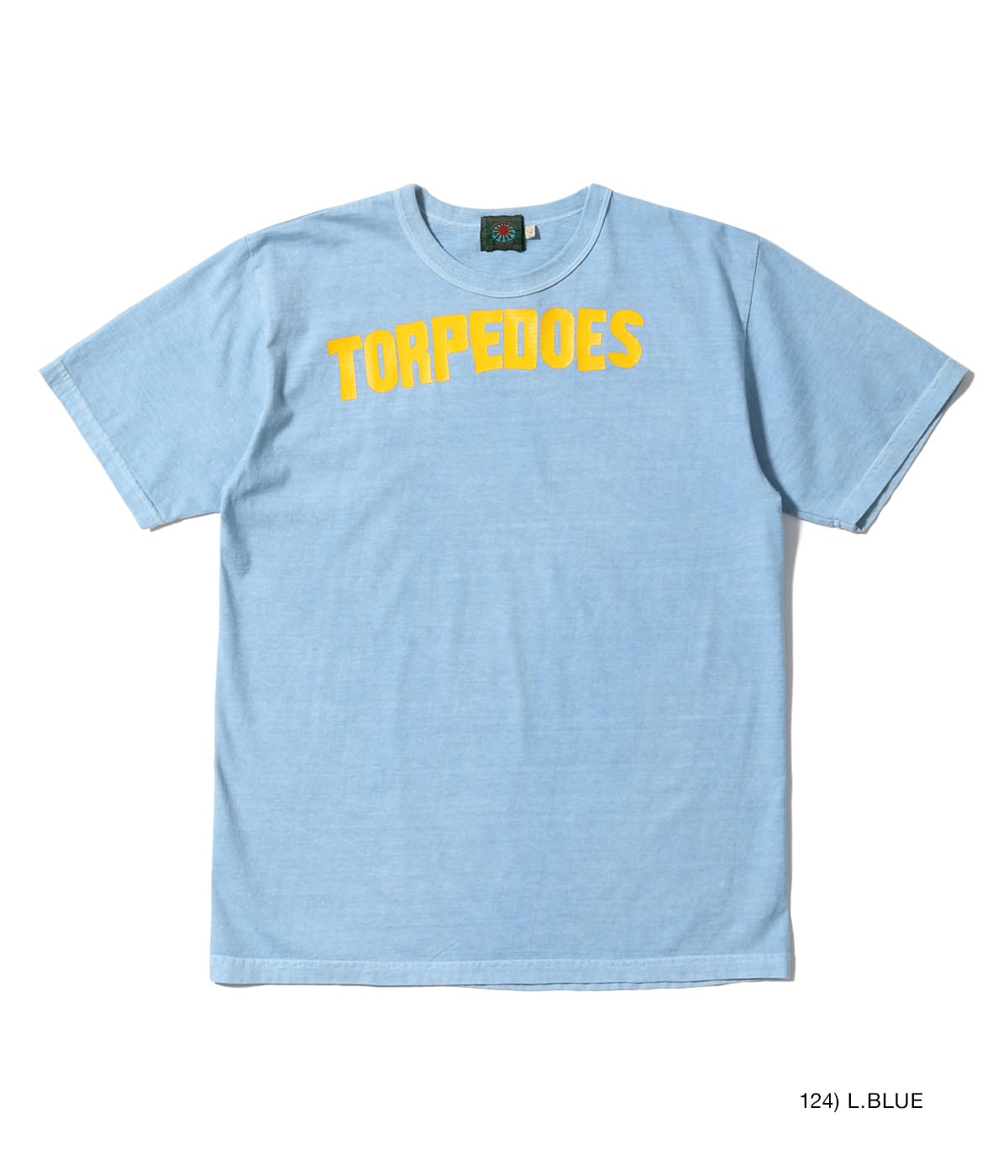 MODUCT PIGMENT DYED T-SHIRT “TORPEDOES” - L.BLUE