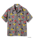HIGH DENSITY RAYON OPEN SHIRT “ATOMIC” - GRAY