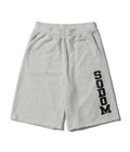 MODUCT SWEAT BAGGY SHORTS “SODOM UNIVERSITY” - H.GRAY