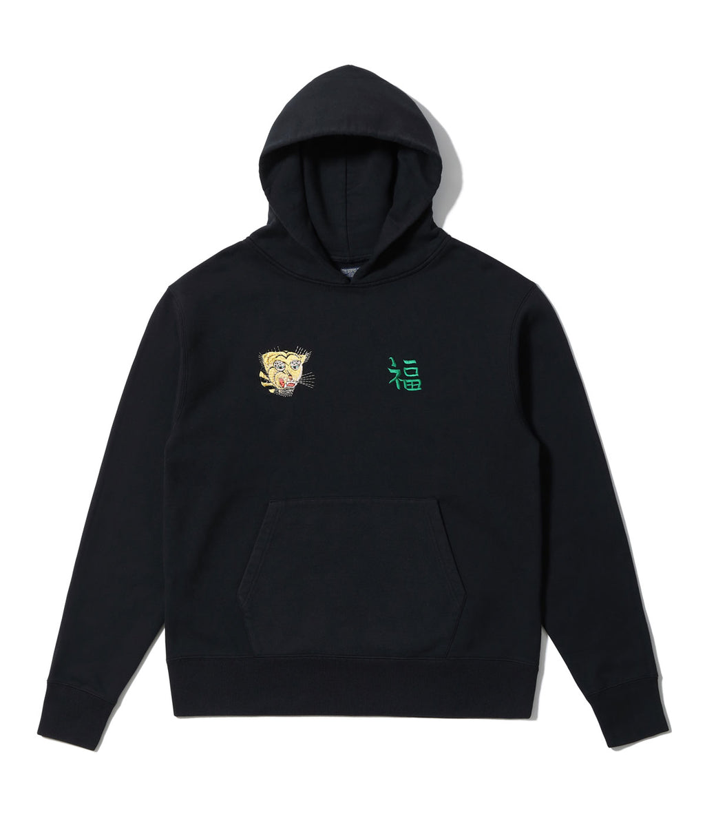 SUKA HOODED PARKA EMBROIDERED “VIET-NAM” - BLACK