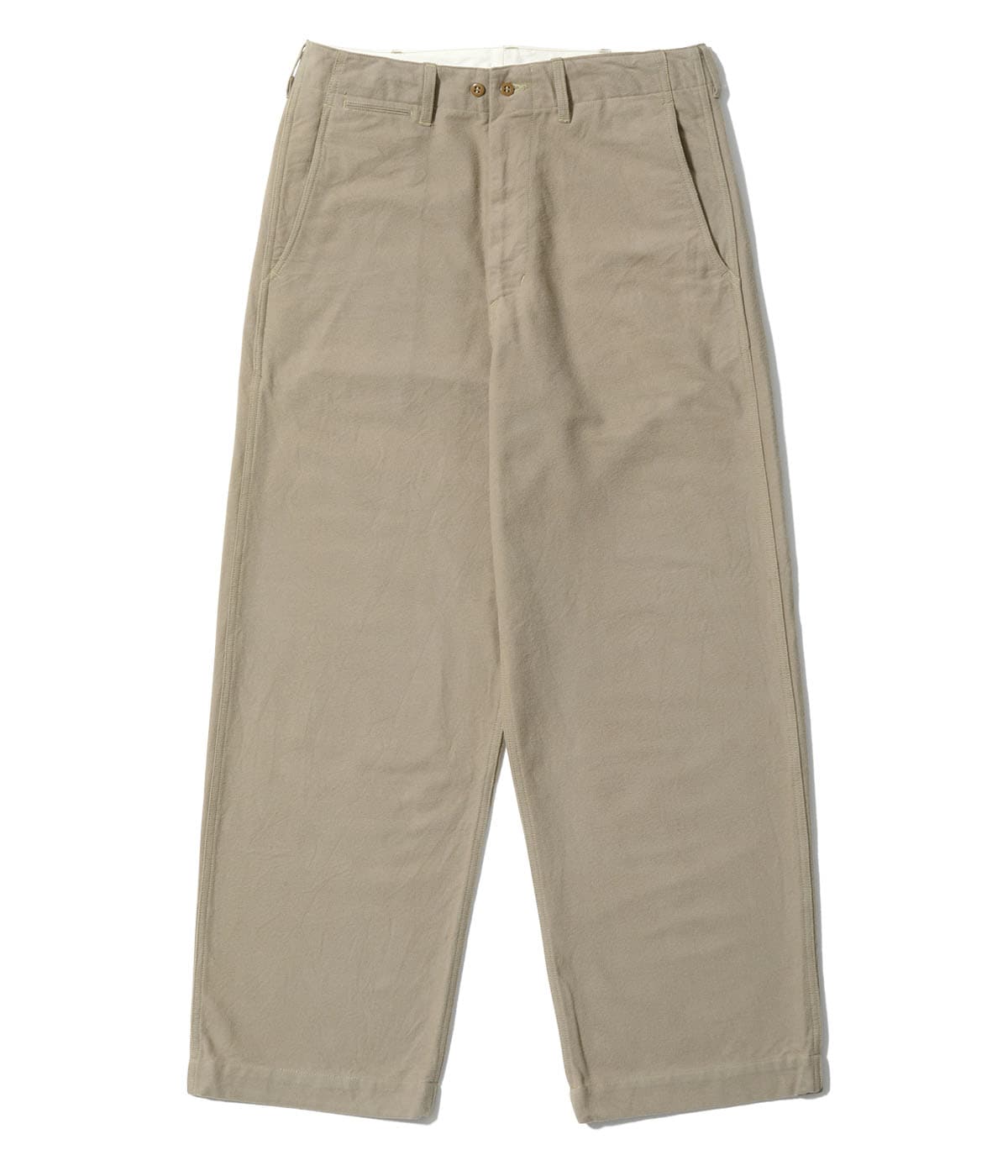 MODUCT BAGGY TROUSERS, COTTON, DESERT STORM, KHAKI, TYPE-Ⅱ - KHAKI