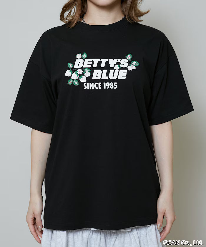 BETTY'S BLUE Flock Logo T-Shirt Limited Edition