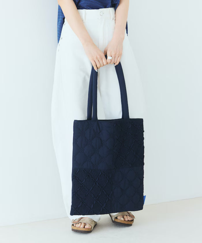 Flower Quilt Patchwork Tote Bag