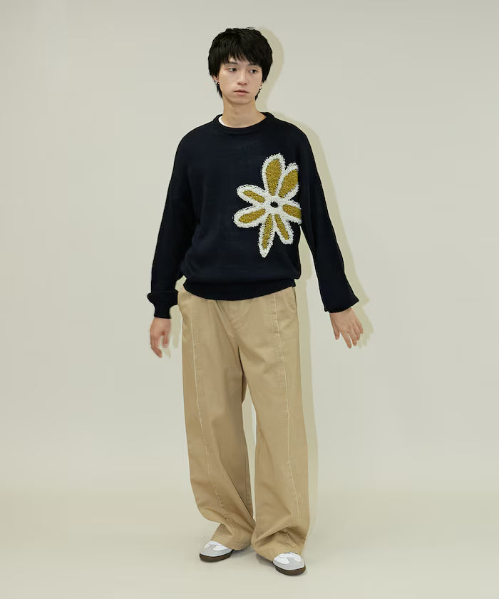 Boucle Flower Pullover Knit [Limited Edition]