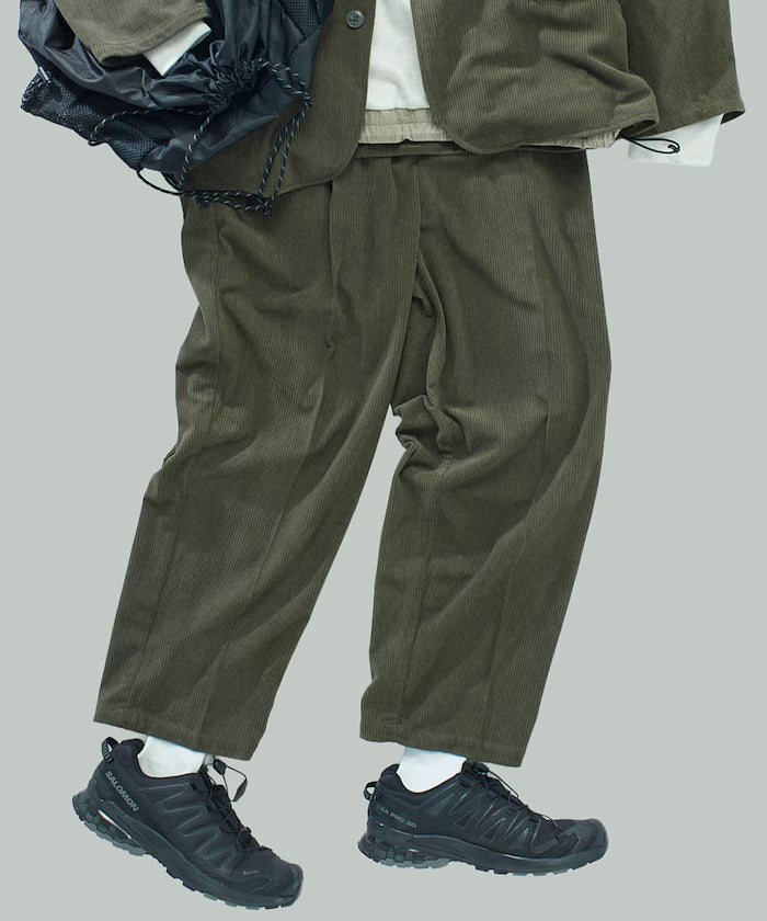 Relax Fit Corduroy Setup / Tailored Jacket / Wide Pants 【Limited Edition】