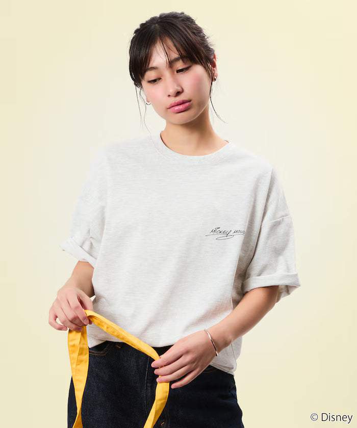 Limited Edition DISNEY Exclusive Mickey Mouse Back Print Crew Neck T-Shirt