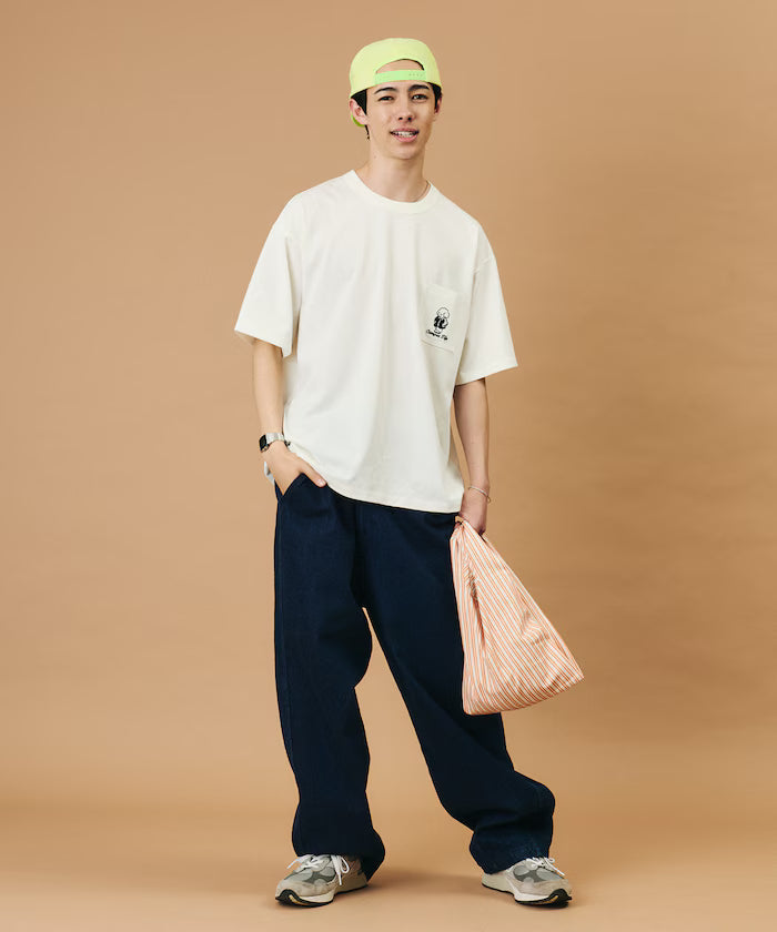 tombonia/Tombonia Back Print Crew Neck T-Shirt/Campus Life