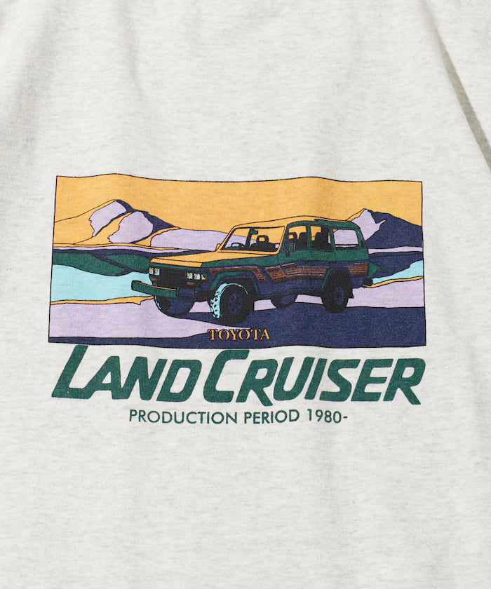 Relaxed Fit Land Cruiser 60 Back Print Short Sleeve Crew Neck T-Shirt