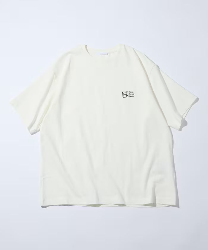 6 Ounce Front Logo Embroidered Crew Neck T-Shirt / One Point Design T-Shirt LEFT CHEST EMBROIDERY PSD