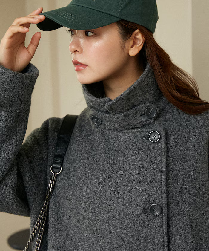 Multicolor Shaggy Long Coat Limited Edition