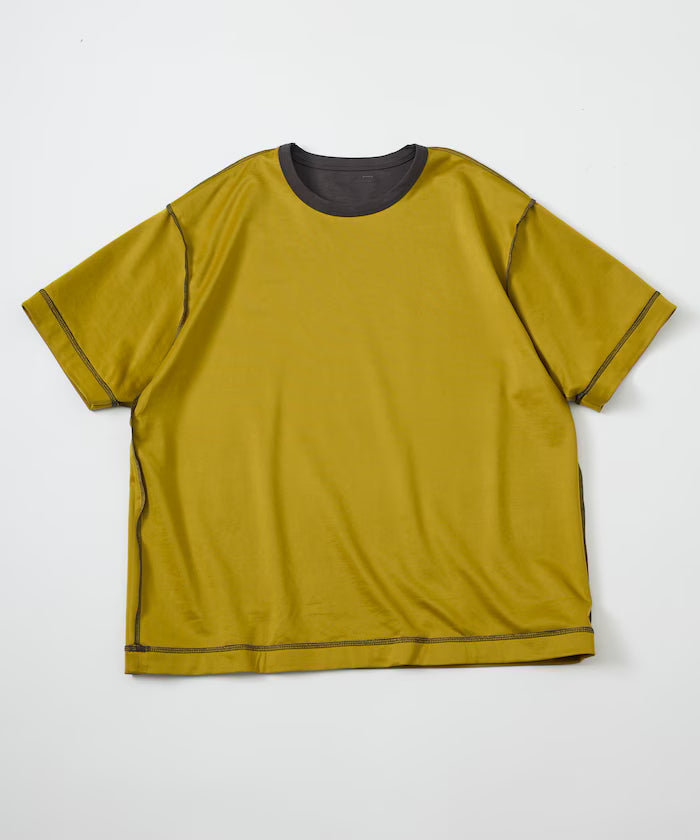 Relaxed Fit Reversible Cardboard Short Sleeve T-Shirt / Color Design