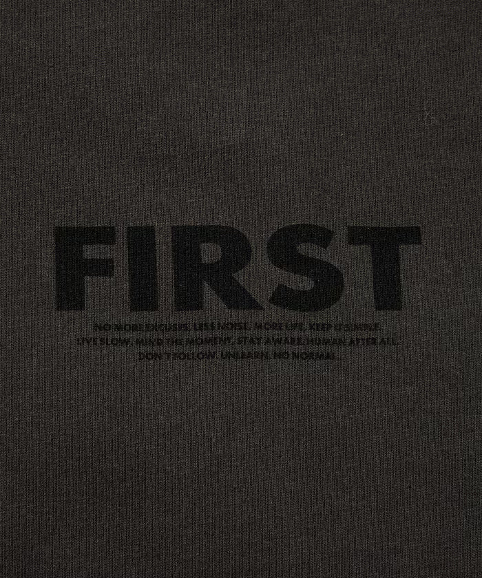 6 Ounce Front Logo Print Crew Neck T-Shirt / Back Print T-Shirt PRINT FRESH FIRST