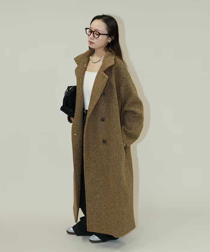 Multicolor Shaggy Long Coat Limited Edition