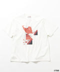 [March 13, 12:00 Release] TBS Drama 'Keizoku' Collaboration 'LOGO' Collage Art Print Short Sleeve Crew Neck T-Shirt - White