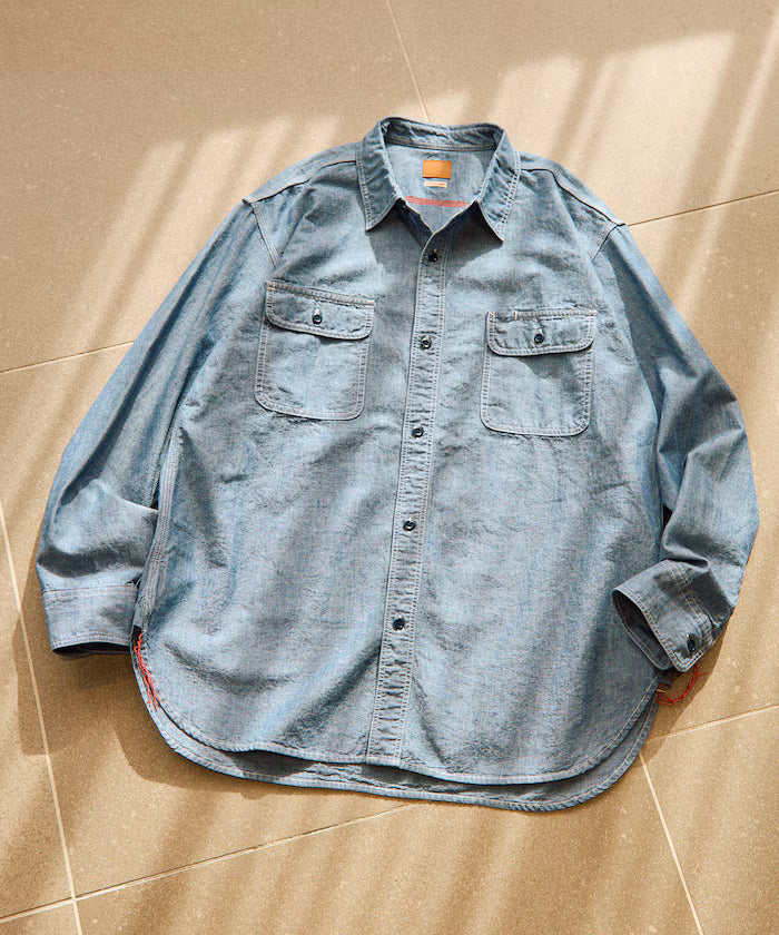 [Made in Japan] JAPAN CHAMBRAY SHIRT L/S