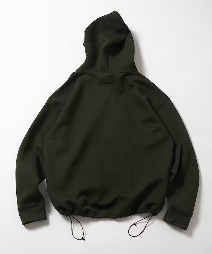 Big Silhouette Spindle Cardboard One Point Logo Sweat Zip-Up Hoodie