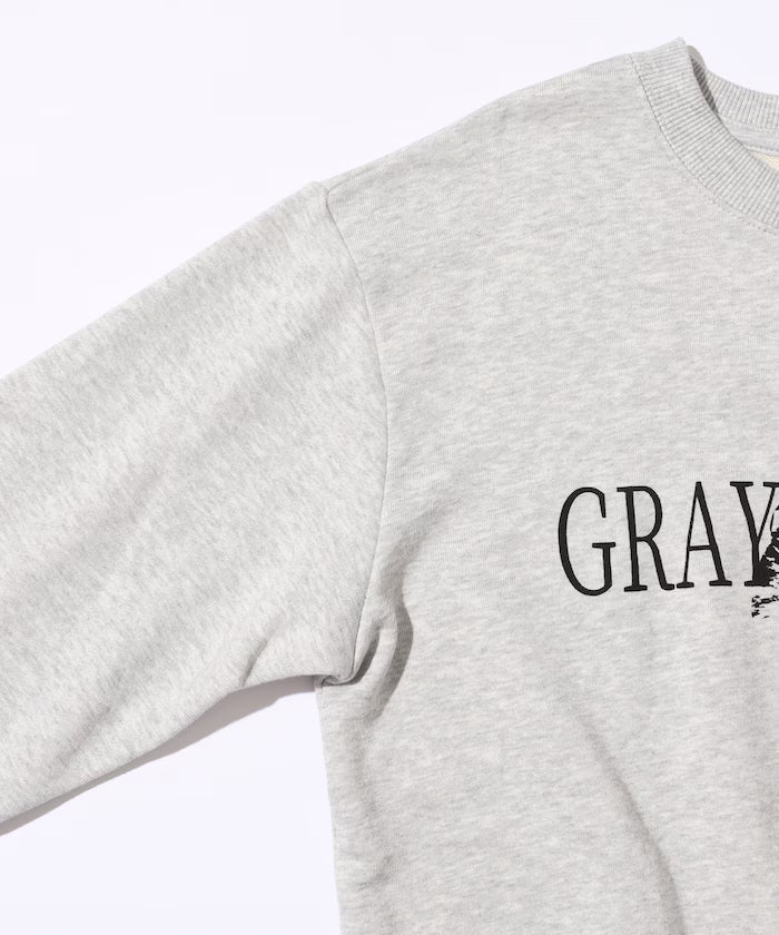 Organic Cotton Animal Logo Print Sweat / CAT / Relaxed Fit / French Terry Sweat