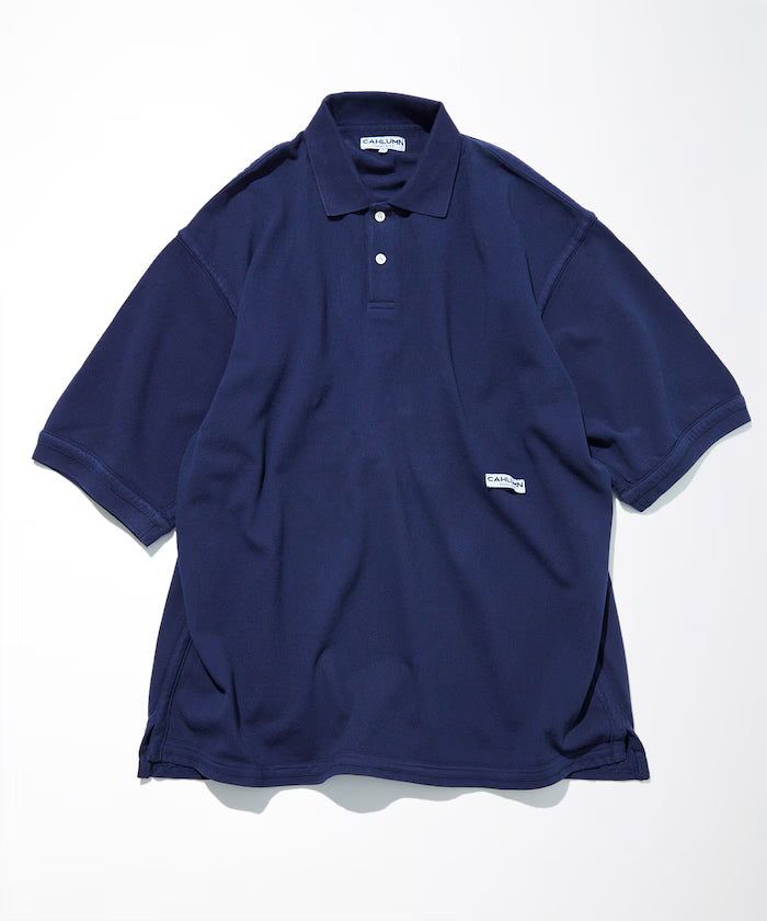 Over dye Polo Shirt - Navy
