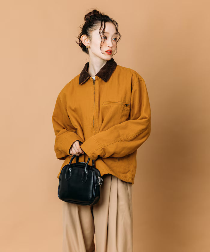 Big Silhouette Corduroy Switch Duck Blouson [Limited Edition]