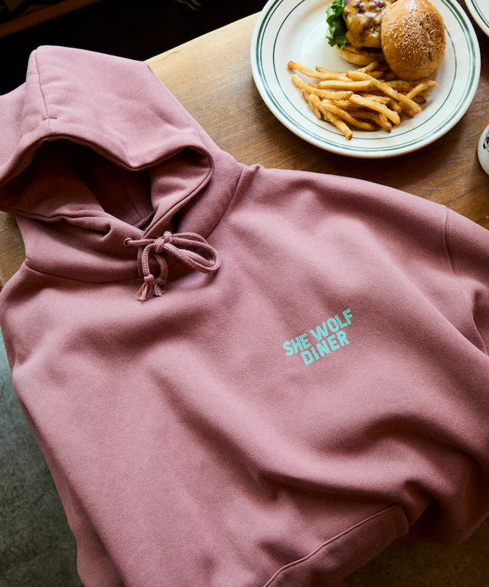 SHE WOLF DINER x FREAK'S STORE/She Wolf Diner Limited Edition Big Silhouette Back Print PO Parker/Hoodie/CAR 【Limited Edition】