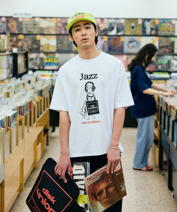 Limited Release diskunion×FREAK'S STORE Exclusive Dalmatian Big Silhouette Print Crew Neck T-Shirt
