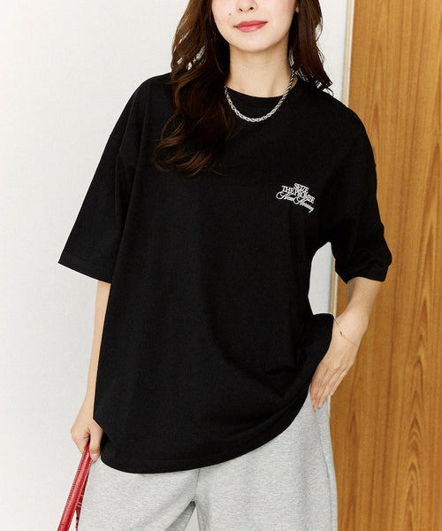 <Functional Material> PROMISE Cat Print T-Shirt Limited Release - Black