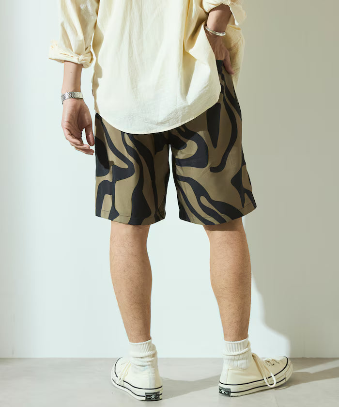 Pattern Easy Shorts / All-over Print Short Pants / Compatible with Setup