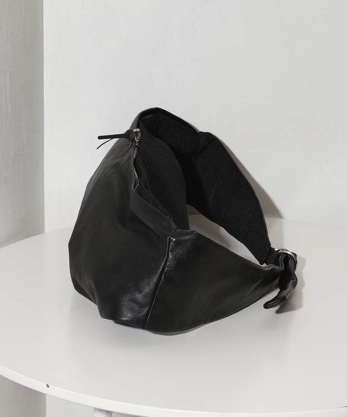 Leather Crossbody Sling Bag / Leather Sling Bag / Cowhide / Water-Repellent Leather