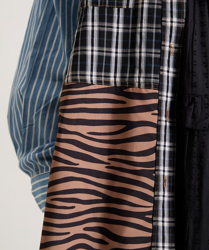 Patchwork Big Shirt