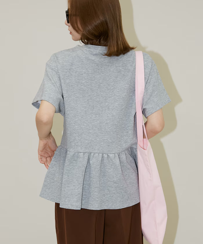 <Contact Cooling> Cool Ponchi Peplum T-Shirt Limited Edition