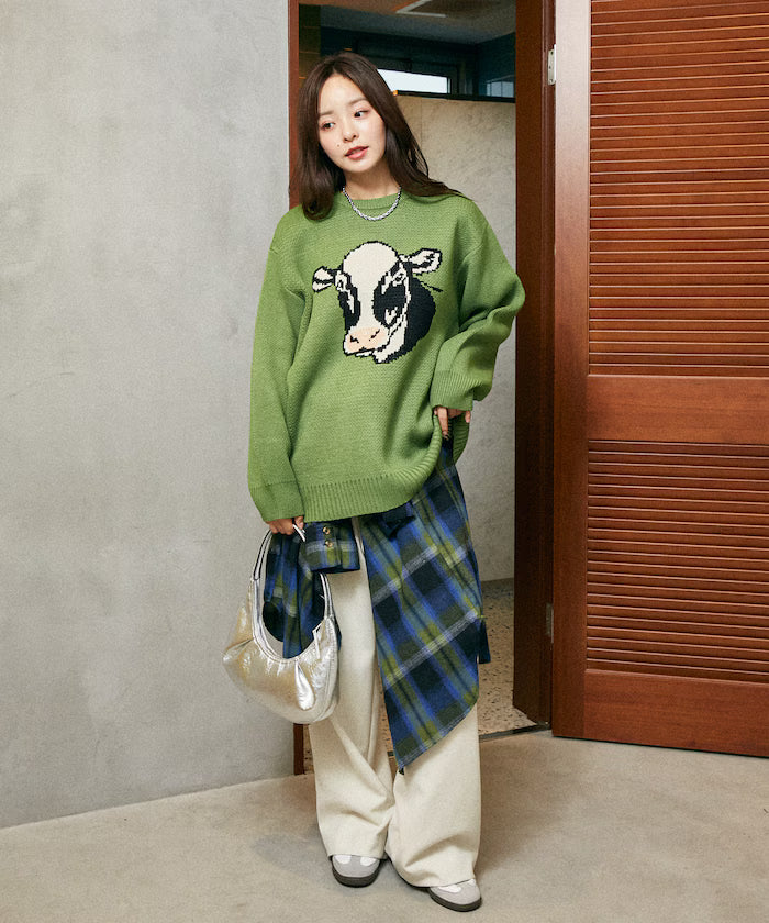 Animal Jacquard Big Knit Limited Edition