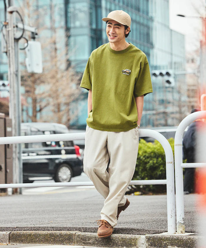 Relaxed Fit Land Cruiser 60 Back Print Short Sleeve Crew Neck T-Shirt