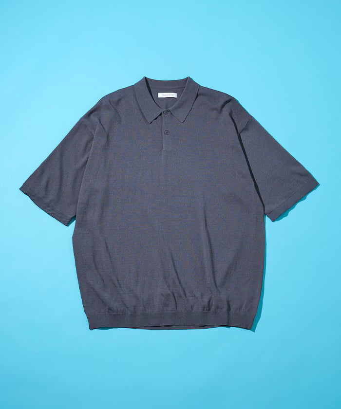 [New Color Added] SUPER ICE / Super Ice Short Sleeve Polo Neck Knit / Contact Cold Sensation