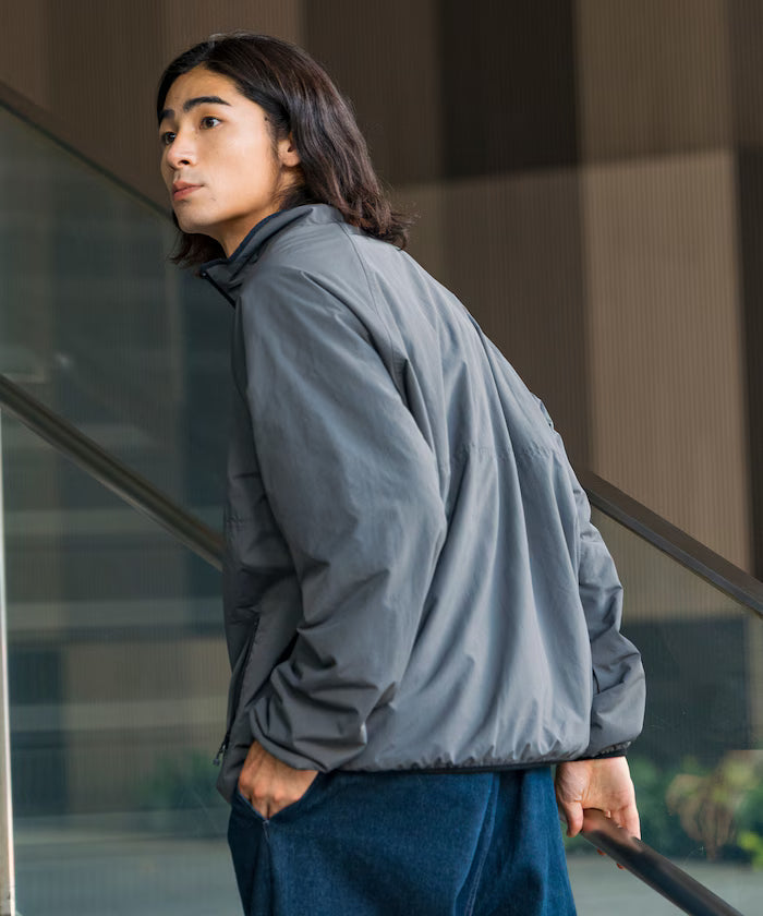 Relaxed Fit Nylon Fleece Reversible Blouson [Limited Release]