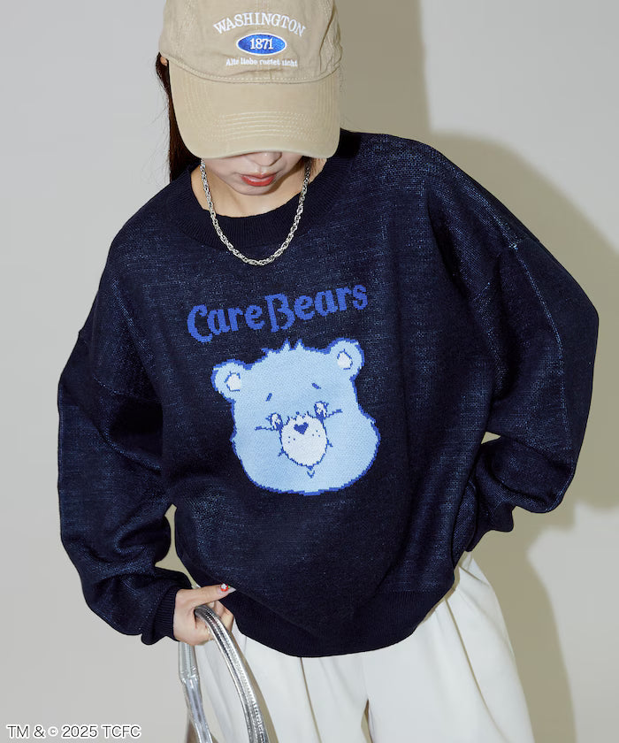 CareBears(TM)/ケアベア(TM) Face Jacquard Knit Limited Edition - Navy