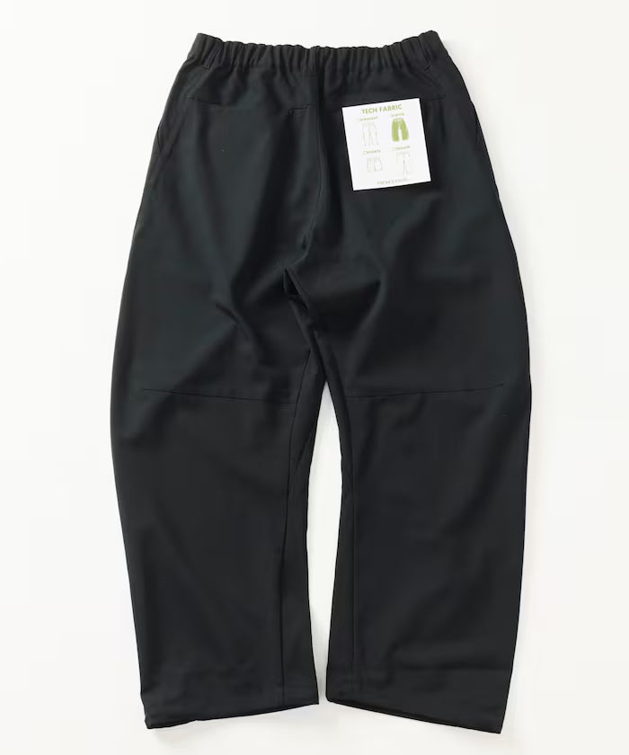 [New Color Added] Quick-Drying Material Relaxed Fit Curved Silhouette Over Pants Linen-Style Home Care