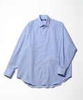 Wide Spread Collar Shirt “CLASSIC FIT” - Sax Blue