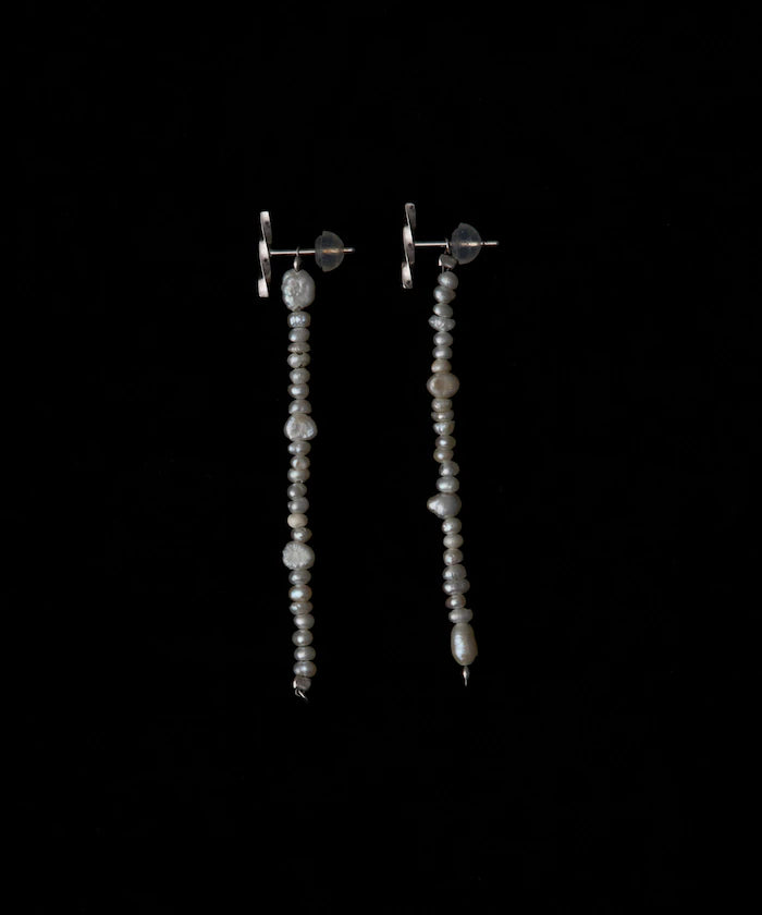 [April 1, 12:00 Release] SILVER925 Freshwater Pearl Earrings / For Both Ears