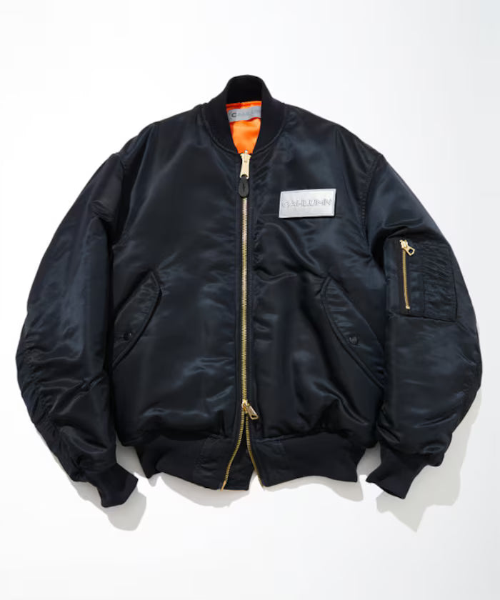 3M Reflector Patch Magazine Pocket Nylon Twill Flight Jacket “MA-1” - Navy