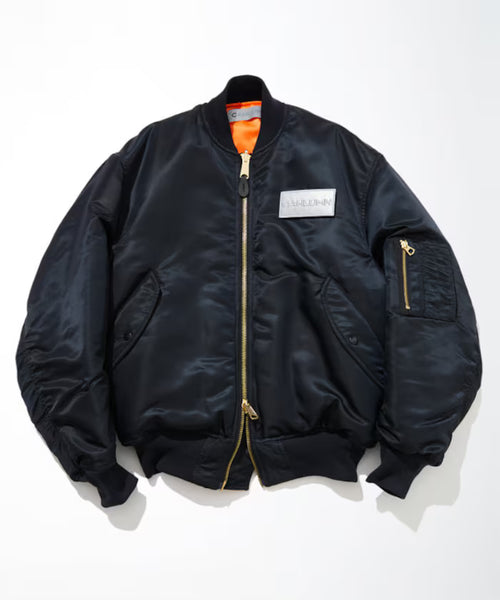 3M Reflector Patch Magazine Pocket Nylon Twill Flight Jacket “MA-1” - Navy